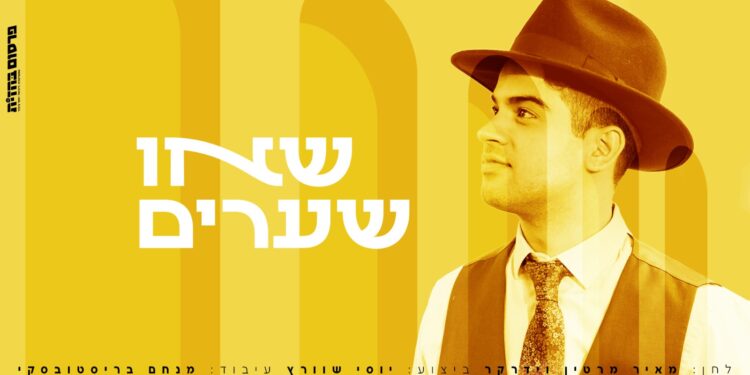 יוסי שוורץ שאו שערים עטיפת הסינגל