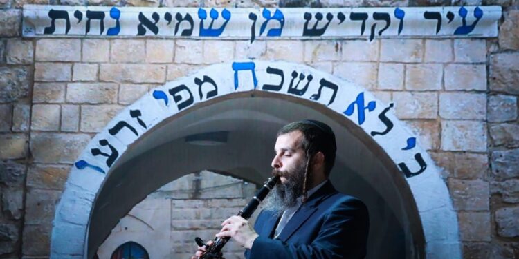 נגן הקלרינט דוד קליגר - צילום יאיר רוזנברג