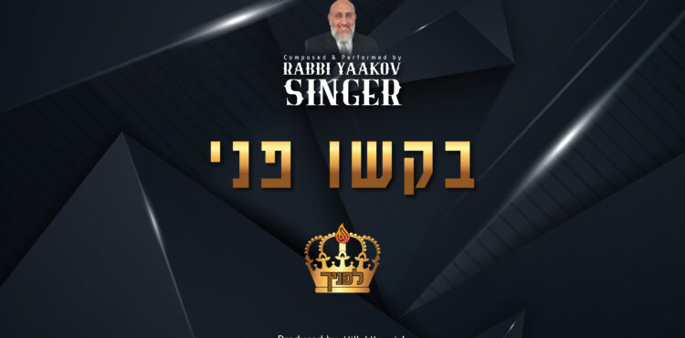 Yaakov Singer - Bakshu Fonai Youtube