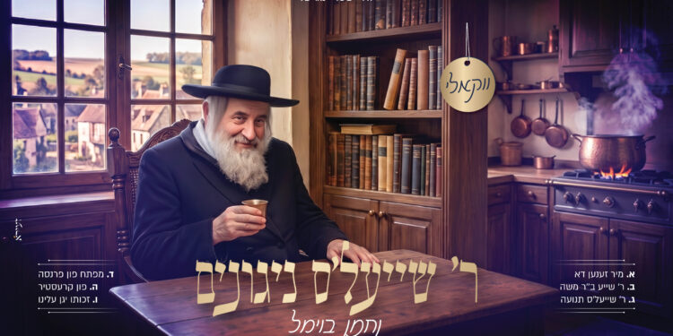 עטיפה מלבנית ר' שייעל׳ס ניגונים